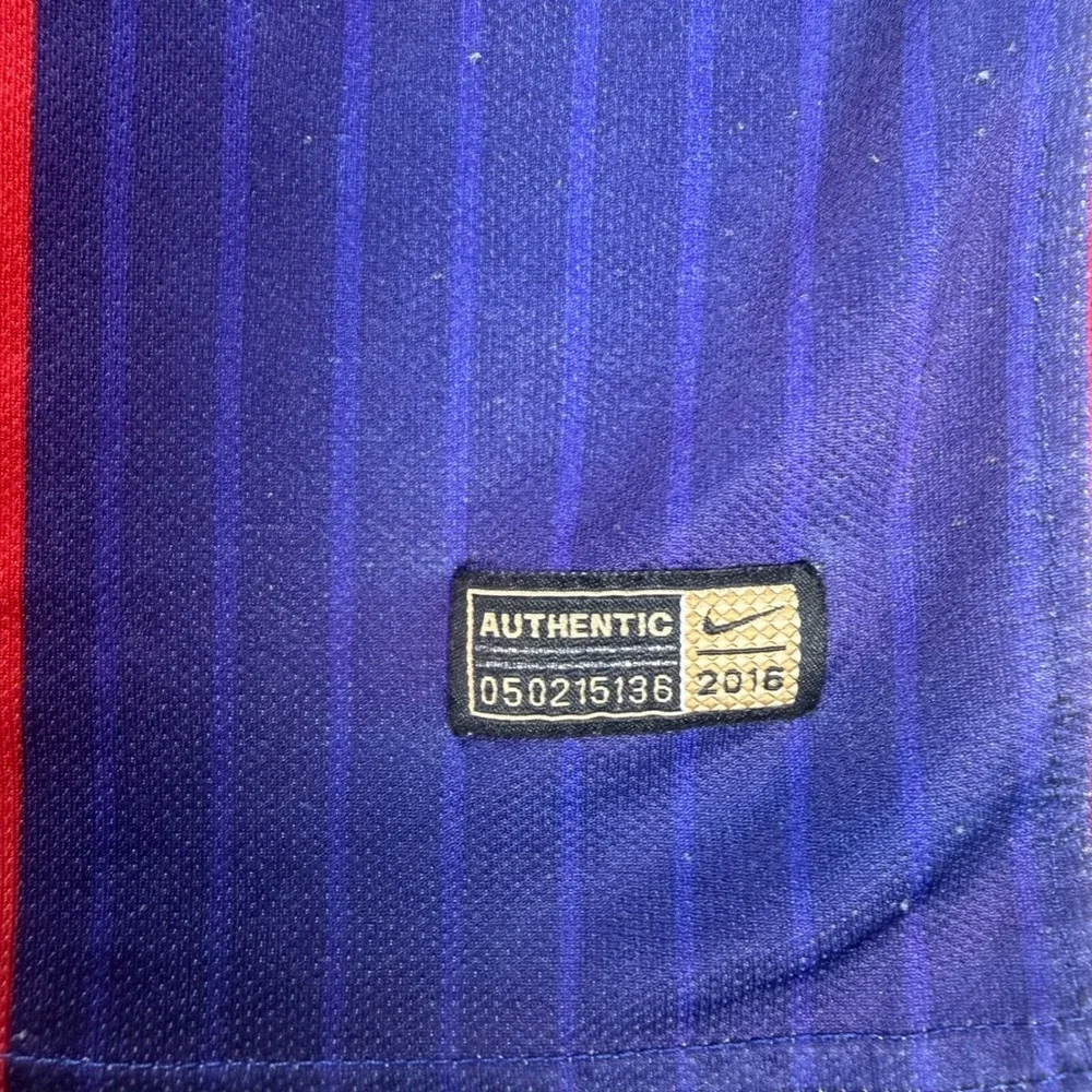 Nike FC Barcelona 2016-17 Home Jersey Qatar Airways Aeroswift Mens Medium‎ M